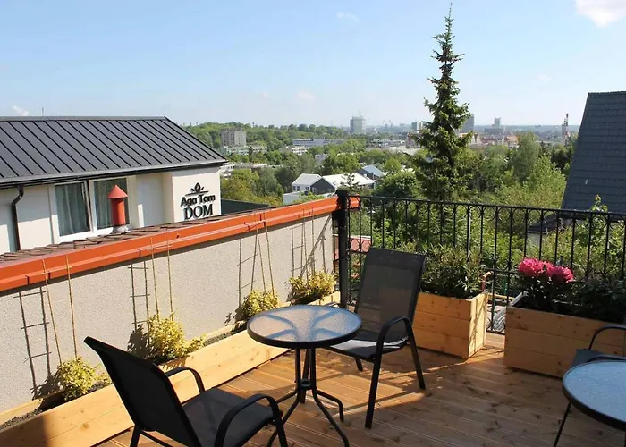 Agatomdom Gdansk, Taras-grill-kuchnia, 1800m Stare 3* Danzig