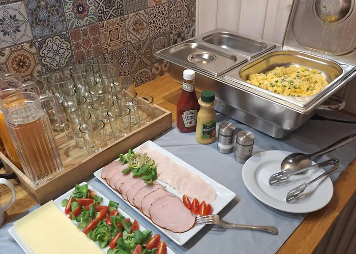 招待所 Agatomdom Gdansk, Taras-grill-kuchnia, 1800m Stare 格但斯克