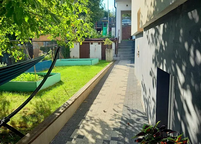 Agatomdom Gdansk, Taras-grill-kuchnia, 1800m Stare Gæstehus